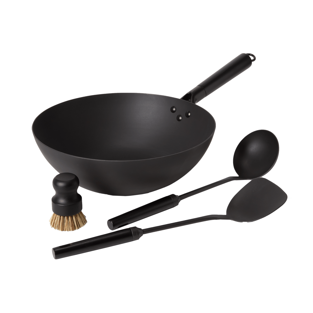 Satake Satake wok set koolstofstaal 57 cm