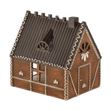 Ginger bread lichthuisje - 12 cm - Scandi Living