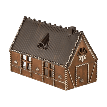 Ginger bread lichthuisje - 18 cm - Scandi Living