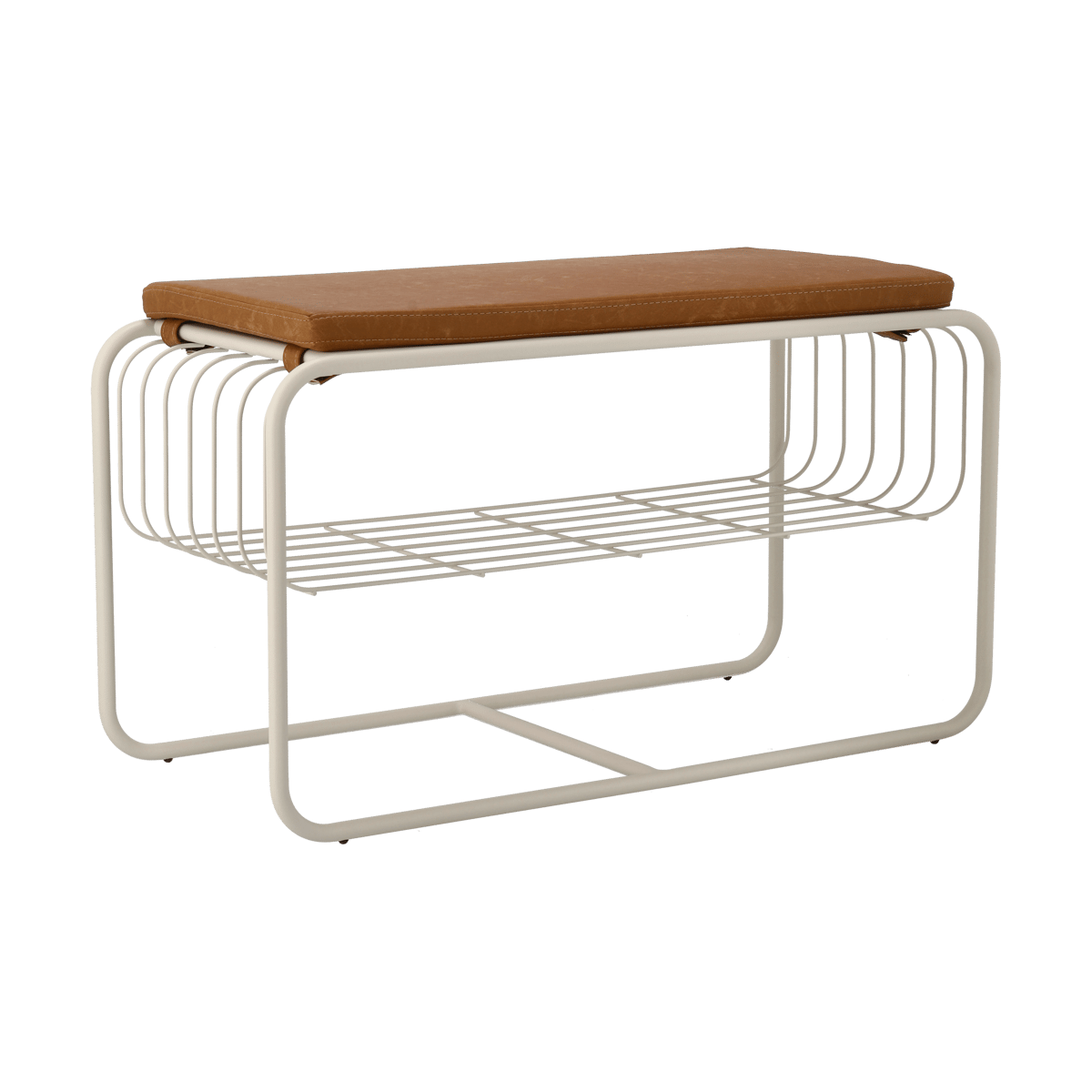 Scandi Living Nod bank/schoenenrek 80x36c42 cm Beige