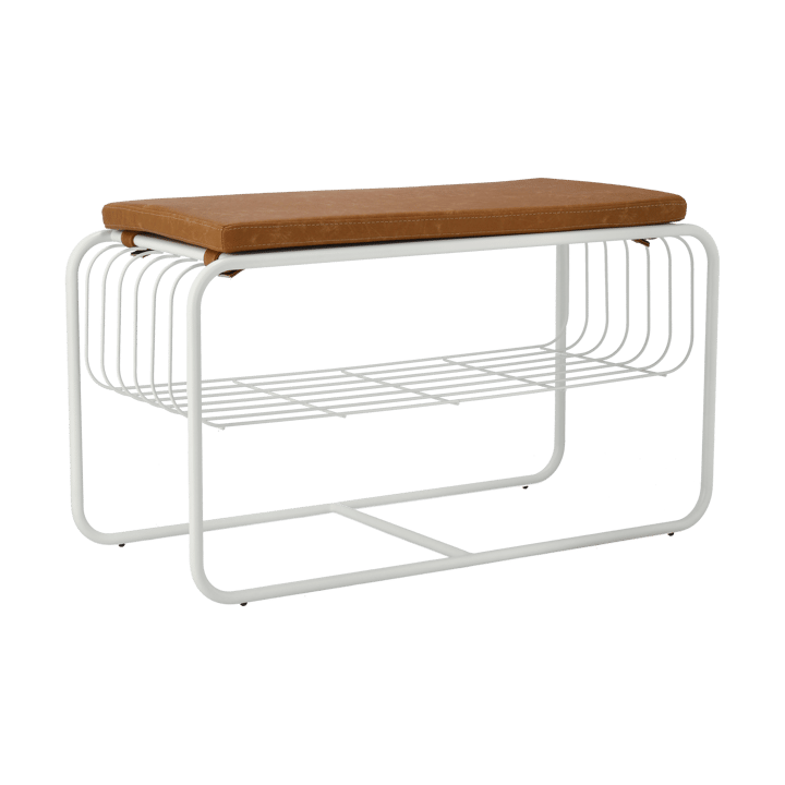 Nod bank/schoenenrek 80x36c42 cm - White - Scandi Living