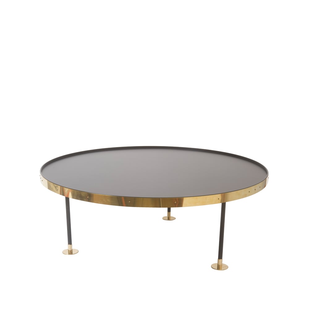 Scherlin Salontafel 12 Ø110 cm, zwart