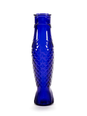 Fish & Fish glazen fles 85 cl - Cobalt blue - Serax