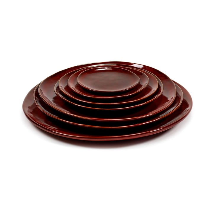 La Mère bord M Ø20 cm 2-pack, Venetian red Serax