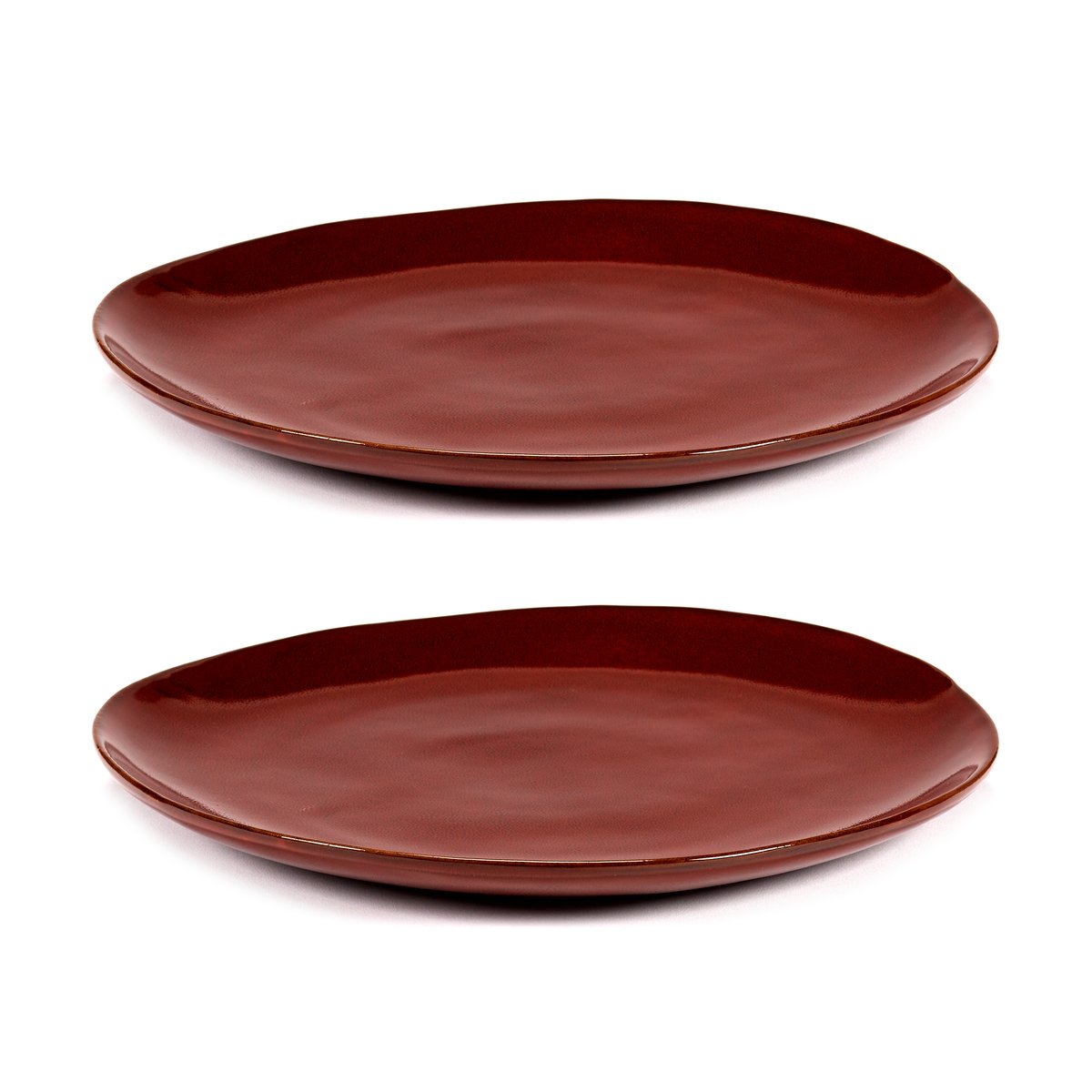 Serax La Mère bord XL Ø27 cm 2-pack Venetian red