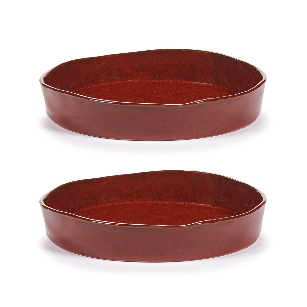 Serax La Mère diep bord S Ø20 cm 2-pack Venetian red