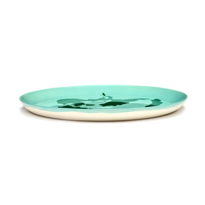 Ottolenghi Feast bord L Ø26,5 cm 2-pack - Azure-pepper green - Serax