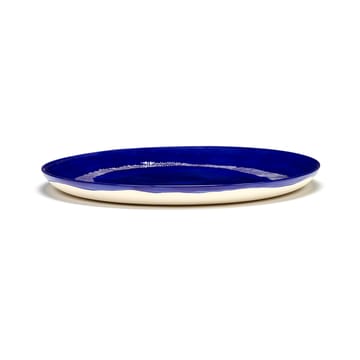 Ottolenghi Feast bord L Ø26,5 cm 2-pack - Dark blue stripes-white - Serax