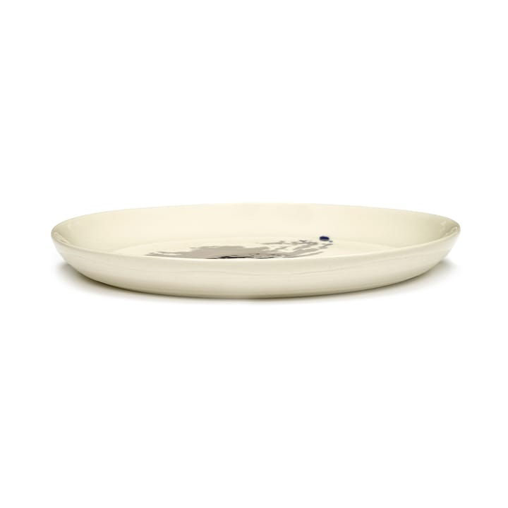 Ottolenghi Feast bord S Ø19 cm 2-pack - White-artichoke blue - Serax