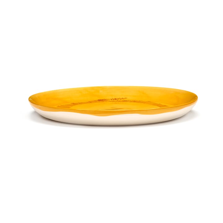 Ottolenghi Feast bord S Ø19 cm 2-pack - Yellow stripes-red - Serax