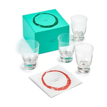 Ottolenghi Feast drinkglazen 33 cl 4-pack - Stripes sandblasted - Serax