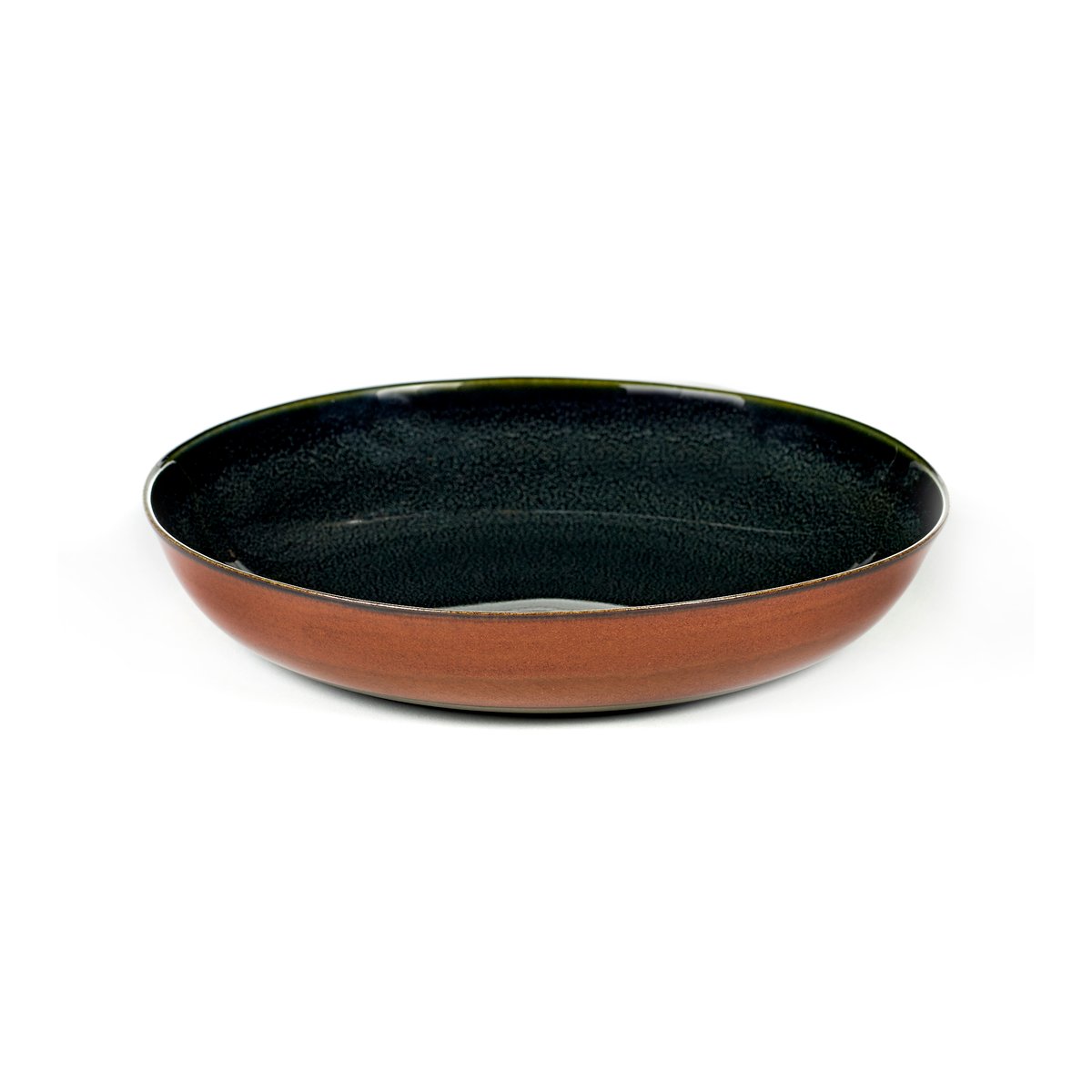 Serax Terres de Rêves bordje 17,5 cm Dark blue-rust