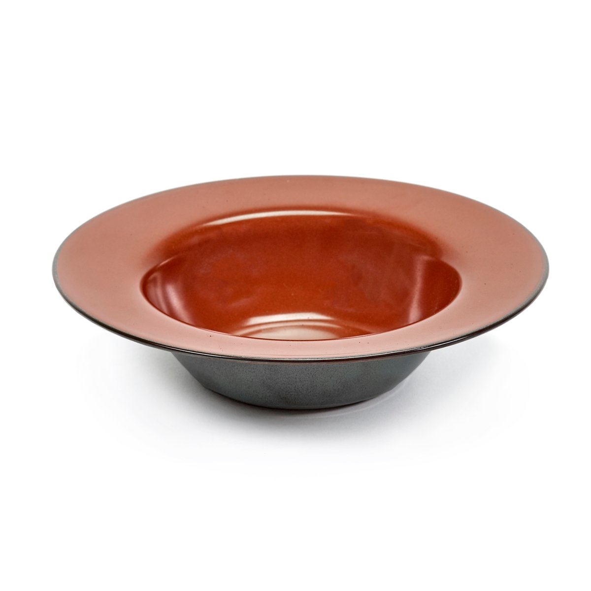 Serax Terres de Rêves diep bord 21,3 cm Rust-smokey blue