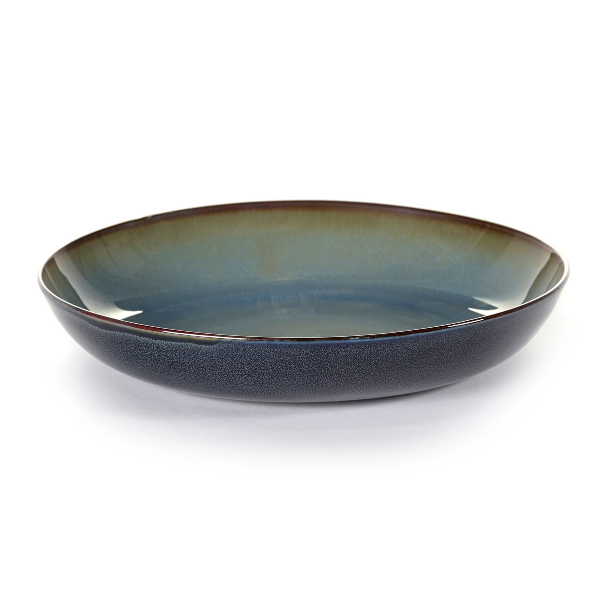 Serax Terres de Rêves pastabord 23,5 cm Blue grey-dark blue