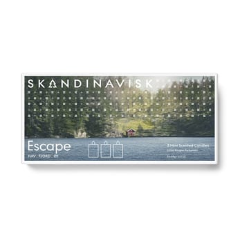 ESCAPE mini geurkaars giftset 3-delig - 65 g - Skandinavisk