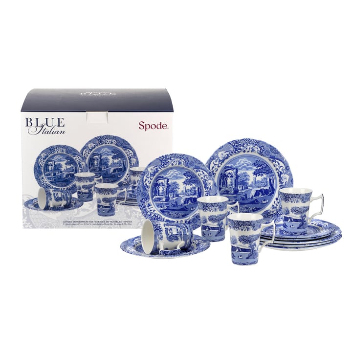 Blue Italian 12-delige set, 12 stuks Spode