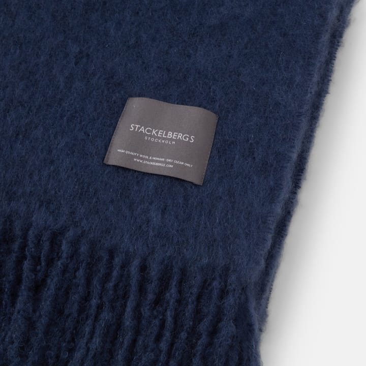 Mohair plaid - Denim dark blue - Stackelbergs