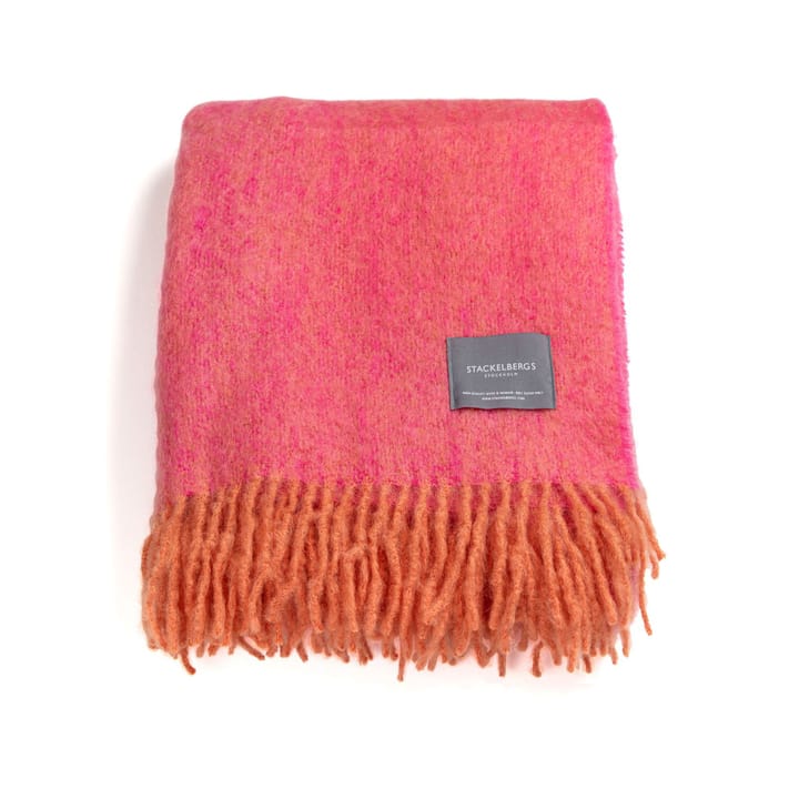 Mohair plaid - orange & pion melange - Stackelbergs