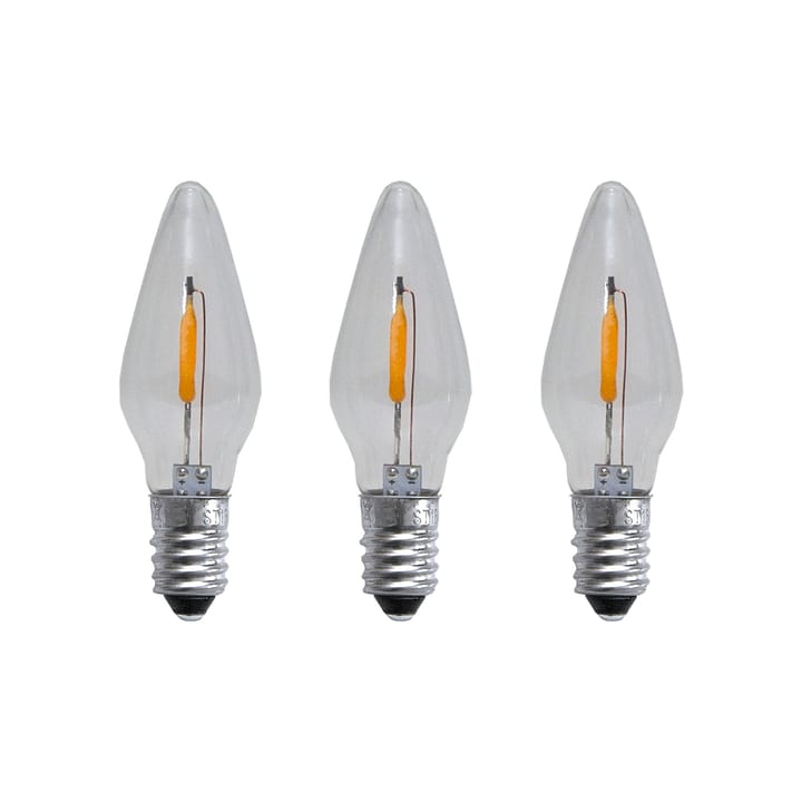 Reservelamp E10 led filament soft glow 3-pack - 0,5W 1900K niet dimbaar - Star Trading