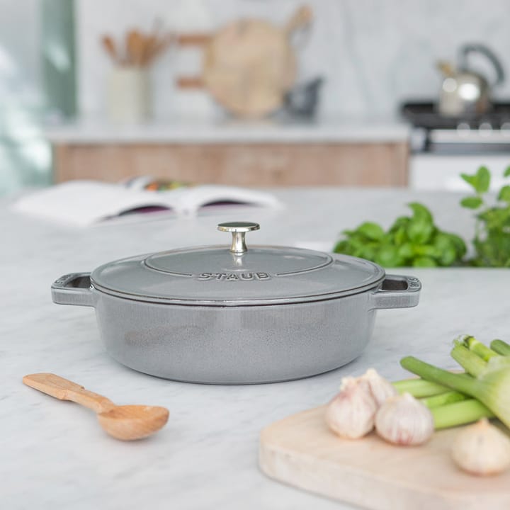 Chistera hapjespan Ø28 cm 3,7 L, Grijs STAUB