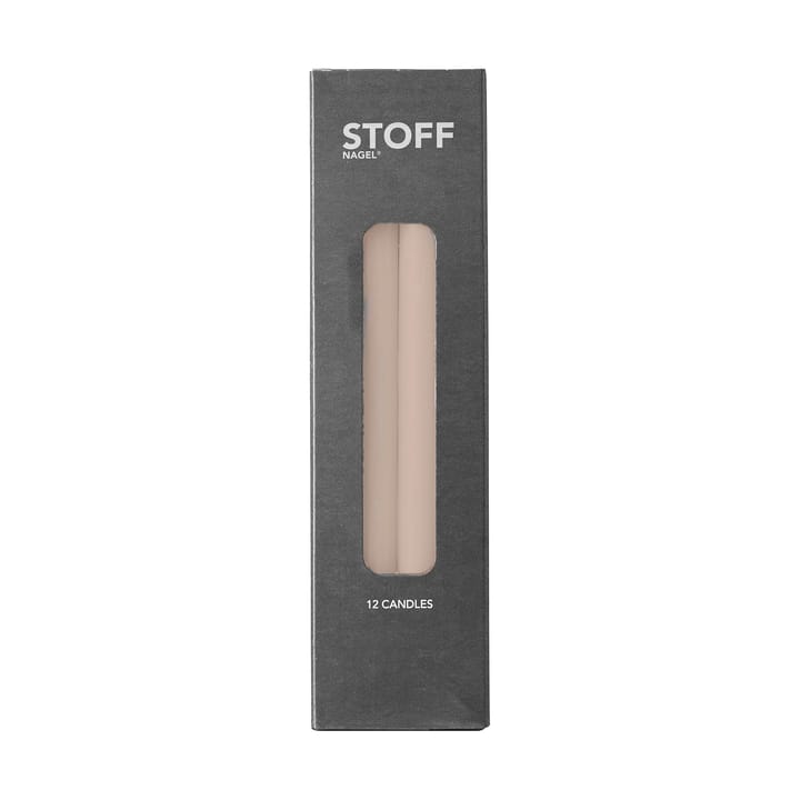 Nagel kaarsen 12-pack, Beige STOFF