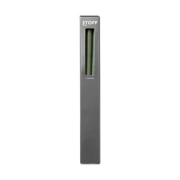 STOFF taps toelopende kaars by ester & erik 6-pack - Dusty green - STOFF