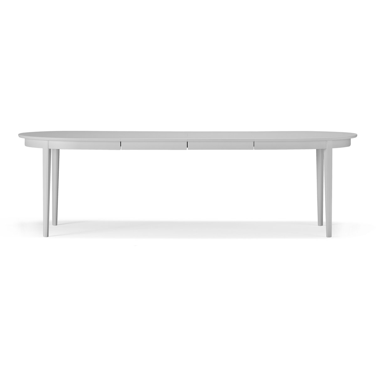 Stolab Vardags eettafel 160x100 cm Berkenhout lichtgrijs 51, 2 inlegbladen