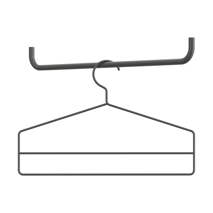 String hanger 4-pack - Donkergrijs - String