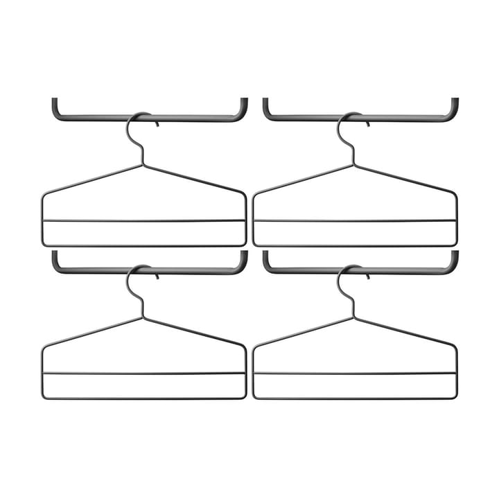 String hanger 4-pack - Zwart - String