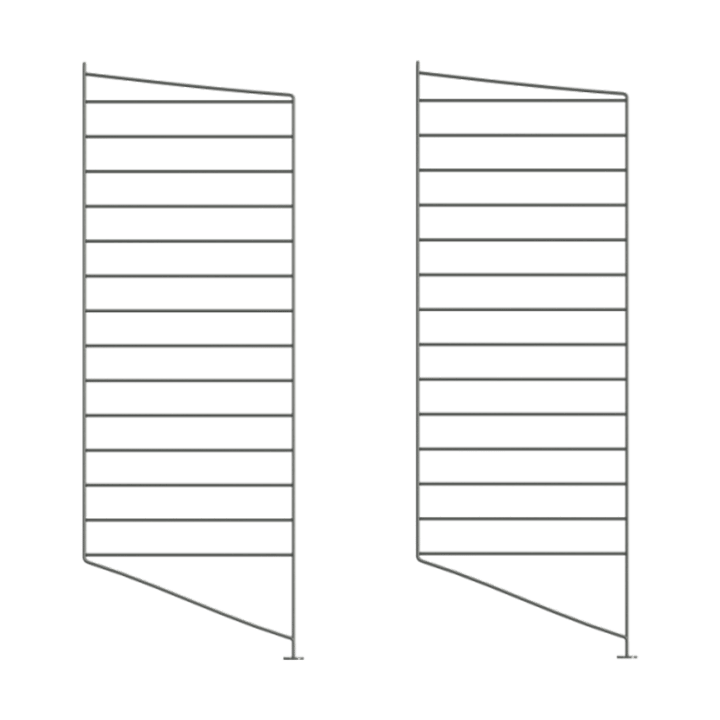 String vloerpaneel - Mörkgrå, 85x30 cm, 2-pack - String