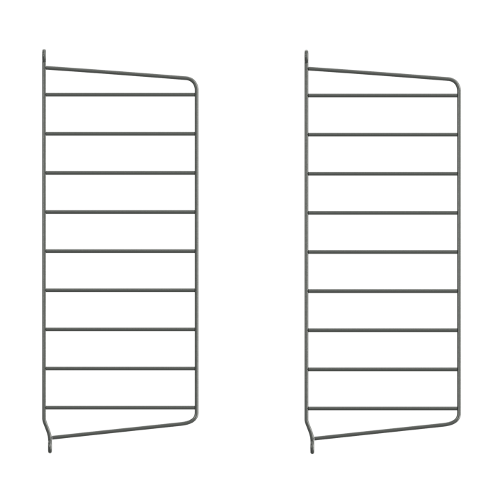 String wandpaneel - Mörkgrå, 50x20 cm, 2-pack - String