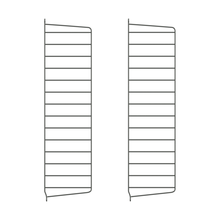 String wandpaneel - Mörkgrå, 75x20 cm, 2-pack - String