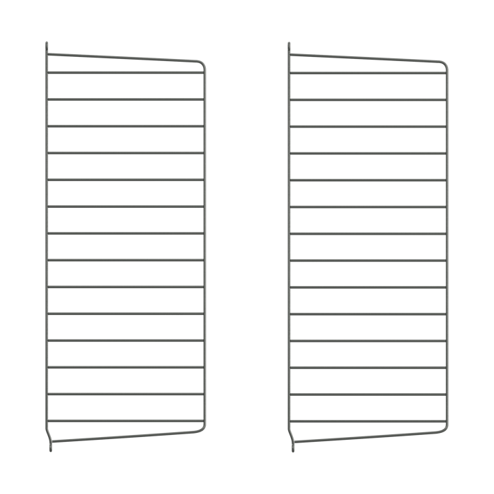 String wandpaneel - Mörkgrå, 75x30 cm, 2-pack - String