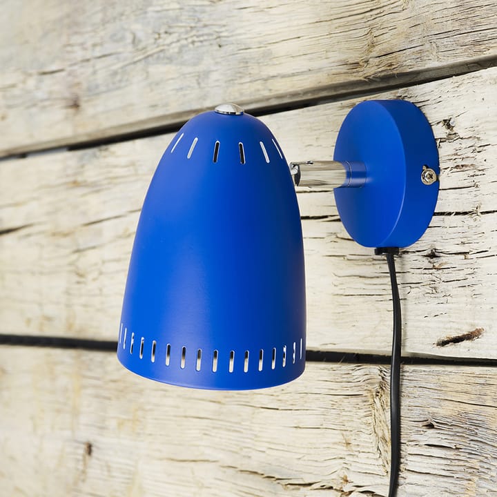 Dynamo wandlamp - korte arm - Reflex blue - Superliving