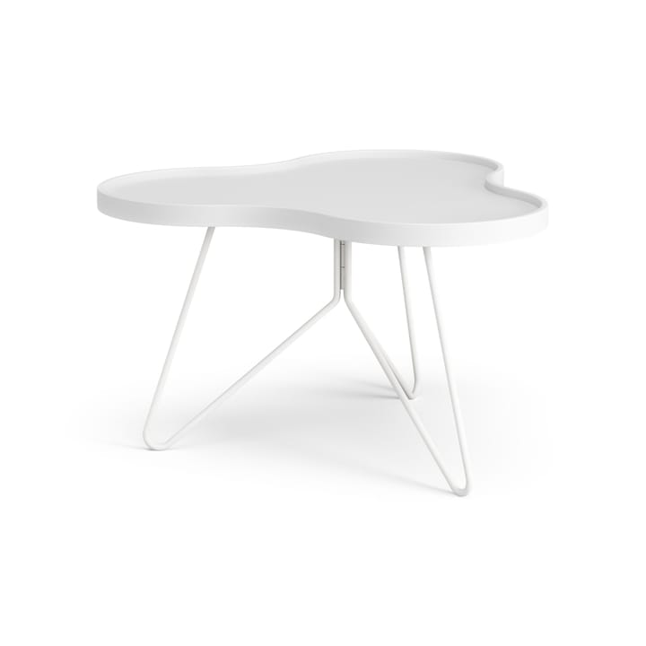 Flower mono tafel 62 x 66cm, H39 cm Es wit glanzend Swedese