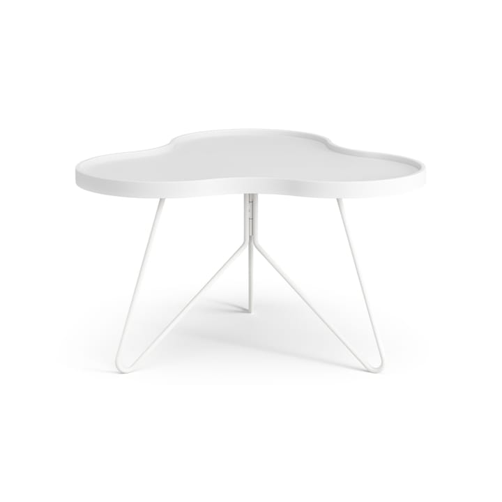 Flower mono tafel 62 x 66cm, H39 cm Es wit glanzend Swedese