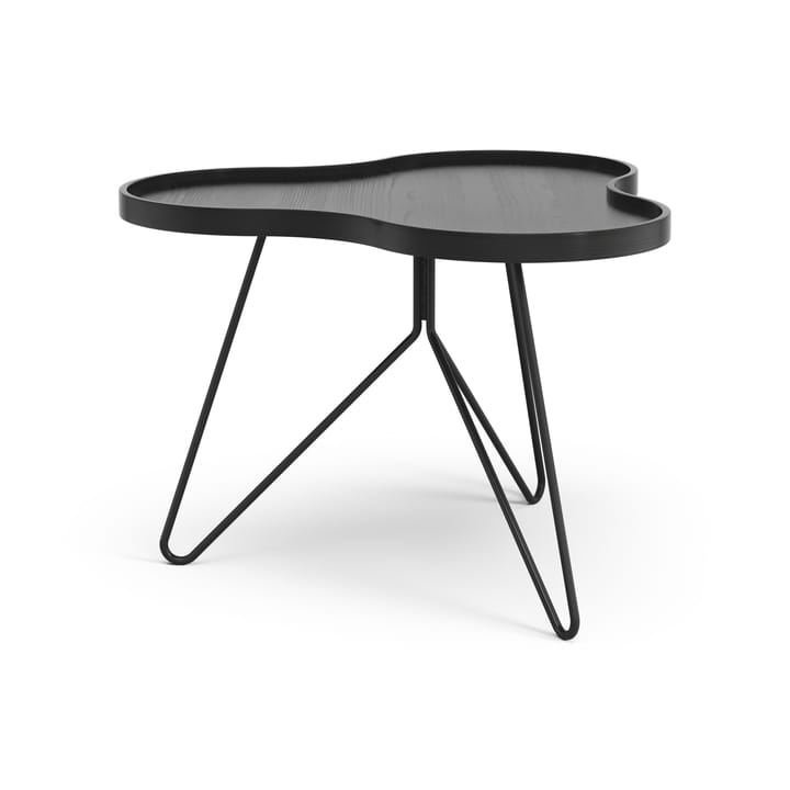 Flower mono tafel 62 x 66cm, H45 cm Es zwart glanzend Swedese