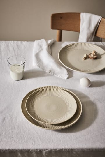 Granada bord Ø26,5 cm - Creme wit-beige - Tell Me More