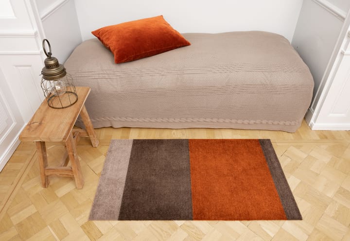 Stripes by tica, horizontaal, deurmat, Brown-terracotta, 60x90 cm tica copenhagen