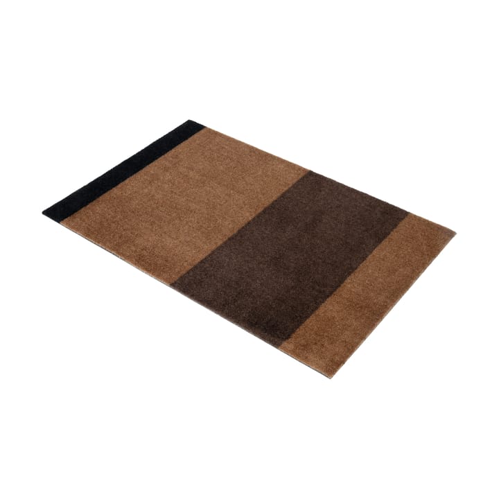 Stripes by tica, horizontaal, deurmat, Cognac-dark brown-black, 60x90 cm tica copenhagen