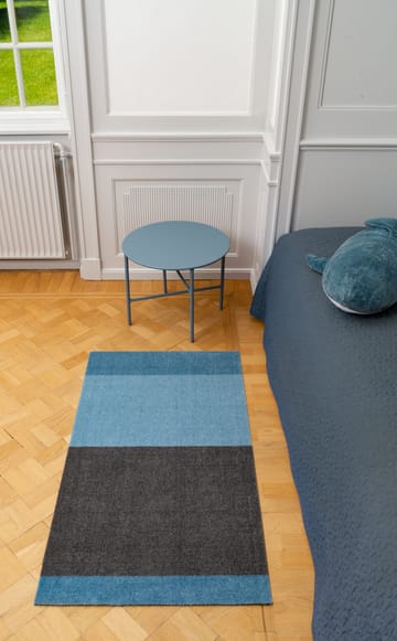 Stripes by tica, horizontaal, gangmat - Blue-steel grey, 67x120 cm - tica copenhagen