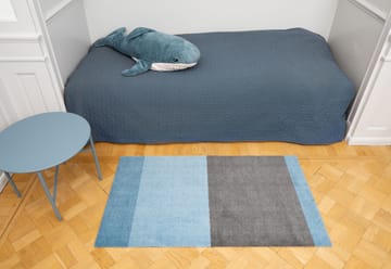 Stripes by tica, horizontaal, gangmat - Blue-steel grey, 67x120 cm - tica copenhagen