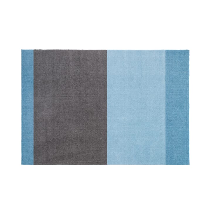 Stripes by tica, horizontaal, gangmat - Blue-steel grey, 90x130 cm - Tica copenhagen