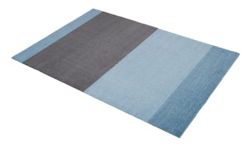 Stripes by tica, horizontaal, gangmat - Blue-steel grey, 90x130 cm - tica copenhagen