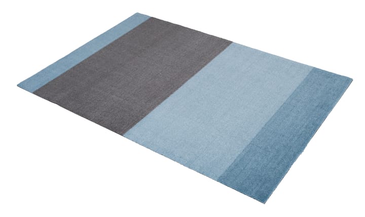 Stripes by tica, horizontaal, gangmat - Blue-steel grey, 90x130 cm - tica copenhagen