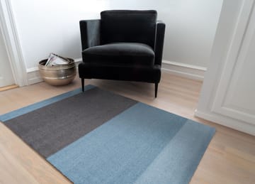 Stripes by tica, horizontaal, gangmat - Blue-steel grey, 90x130 cm - tica copenhagen