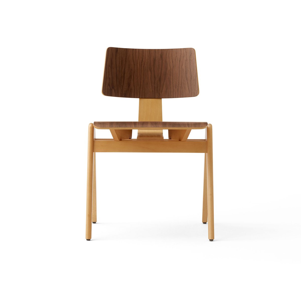 &Tradition Daystak RD1 bijzetstoel Beech-walnut