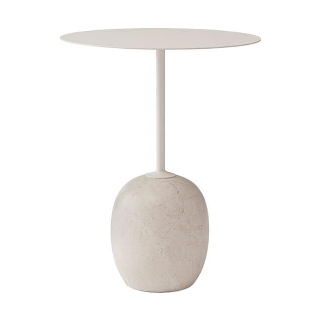 Lato tafel LN8 - Ivory white-Crema diva marble - &Tradition