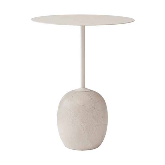 &Tradition Lato tafel LN8 Ivory white-Crema diva marble