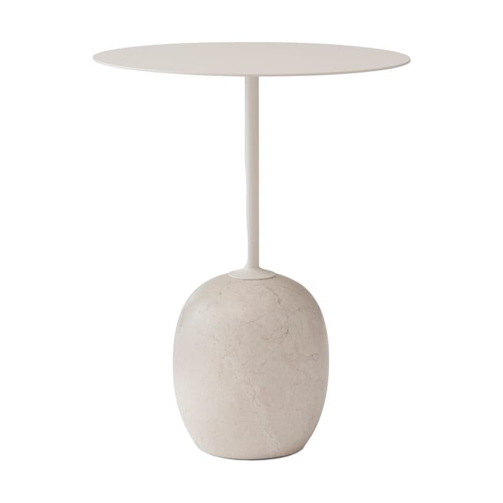 Lato tafel LN8 - Ivory white-Crema diva marble - &Tradition